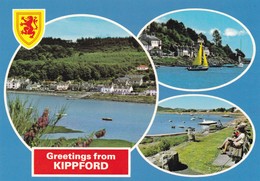 Postcard Greetings From Kippford Nr Dalbeattie Solway Firth My Ref B22211 - Dumfriesshire