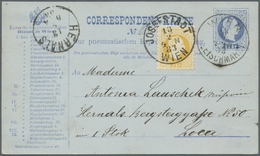 GA Österreich - Ganzsachen: 1883 (13.2.), Corrrespondenz-Karte Zur Pneumatischen Expressbeförderung 10 - Autres & Non Classés