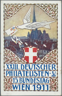 GA Österreich - Privatganzsachen: 1902/1911, "XIV. Dt. Philatelistentag Wien 1902" österr. Privat-Ganzs - Altri & Non Classificati