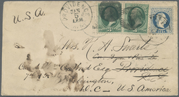 Br Österreich - Besonderheiten: 1879. Envelope Addressed To The United States Bearing Austria 'Franz Jo - Sonstige & Ohne Zuordnung