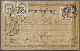 Österreich - Besonderheiten: 1898, HOLZKARTE (wie Ansichtskte. Mit Rücks. Motiv) In Wien Richtigerwe - Sonstige & Ohne Zuordnung