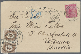 Br Österreich - Besonderheiten: 1901, Zwei Ansichtskarten Aus NATAL Und SÜDAFRIKA, Es Fehlt Jeweils Die - Altri & Non Classificati