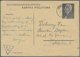 GA Polen - Besonderheiten: 1939, "B C 105", Censor Mark Clear On Postal Stationery Card From "JAROSLAW - Autres & Non Classés