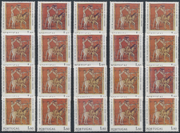 ** Portugal: 1975, Europa, 20 Sets Incl. 1,50 E In Both Types, MNH (Mi. 2200,- €) - Lettres & Documents