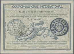 GA Rumänien: 1915, COUPON-REPONSE INTERNATIONAL From Romania 30 Bani ROME Type Cancelled In 1915 And Ca - Storia Postale