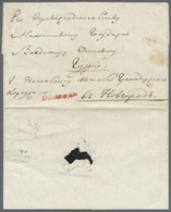 Br Russland - Vorphilatelie: 1820, "MOSKVA" S. L. In Vermilion On Entire Folded Letter To Novgorod W. O - ...-1857 Préphilatélie