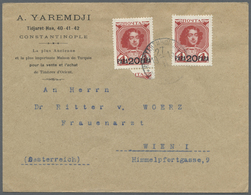 Br Russische Post In Der Levante - Staatspost: 1913, Envelope With Two 20 Para On 4 Kop From The Romano - Levante