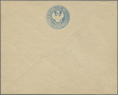 GA Russland - Ganzsachen: 1848, First Issue 20 + 1 K. Blue Envelope, Unused, Slight Toned, Otherwise Fi - Postwaardestukken