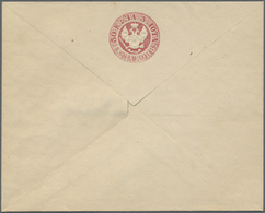 GA Russland - Ganzsachen: 1848, First Issue 30 + 1 K. Carmine Envelope, Unused, Slight Toned, Otherwise - Stamped Stationery