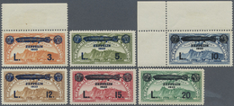 **/* San Marino: 1933, Zeppelin Overprints, Complete Set Of Six Values, Mint O.g., Mainly Unmounted Mint, - Ongebruikt