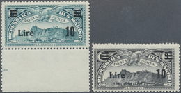 ** San Marino: 1942, Airmail Overprints, Both Values Unmounted Mint, Signed. Sass. PA19/20, 320,- €. Is - Ongebruikt