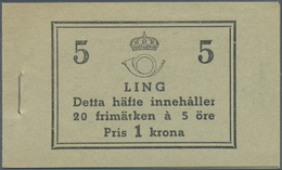 ** Schweden - Markenheftchen: 1939, Per Henrik Ling, Complete Stamp Booklet ‚Pris 1 Krona‘ Bearing 20 S - 1951-80