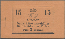 ** Schweden - Markenheftchen: 1939, Bicentenary Of The Royal Academy Of Sciences (Linne), Complete Stam - 1951-80