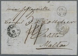 Br Schweden - Besonderheiten: 1867. Stampless Envelope Cancelled By Stockholm Date Stamp Addressed To T - Sonstige & Ohne Zuordnung