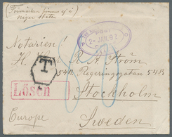 Br Schweden - Besonderheiten: 1892. Stampless Envelope Endorsed On Reverse 'Wm. Hunter, River Niger, Af - Altri & Non Classificati