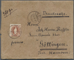 Br Schweiz: 1882, 30 C. Orangebraun (eckrund) Mit Stempel "KUBLIS 29.II.90" Als Portogerechte Einzelfra - Ongebruikt