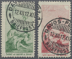 O Schweiz: 1913 PRO JUVENTUTE VORLÄUFER 10 Cmi (italien.) Und 10 Cts (franz.) Mit VOR-ERSTTAGS-STEMPEL - Neufs