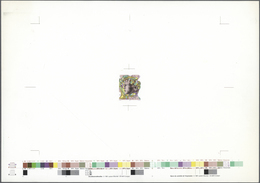 Schweiz: 1986. Großformatiger Probedruck Auf Dickem Papier Mit Farb-Kontroll-Indikatoren. Unique! ÷ - Neufs