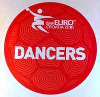 HANDBALL / MEN'S EHF EURO CROATIA 2018 / Main Official Sticker / DANCERS - Handbal