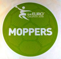 HANDBALL / MEN'S EHF EURO CROATIA 2018 / Main Official Sticker / MOPPERS - Handbal