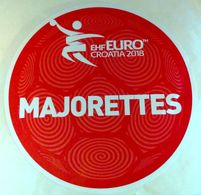 HANDBALL / MEN'S EHF EURO CROATIA 2018 / Main Official Sticker / MAJORETTES - Handball