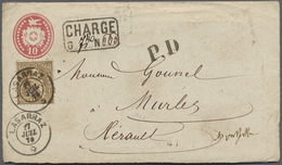 GA Schweiz - Besonderheiten: 1873: Chargierter Tübli-Ganzsachenumschlag Mit Inhalt Von La Sarraz Nach M - Andere & Zonder Classificatie