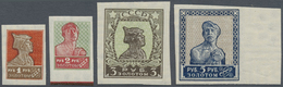 ** Sowjetunion: 1926, Defintives (worker, Farmer Etc.) Complete IMPERFORATE Set Of 20 Values With Some - Covers & Documents