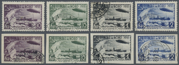 O Sowjetunion: 1931, Zeppelin (Polar Bear) Two Complete Sets Perforated And Imperforated Very Fine Use - Lettres & Documents