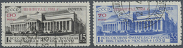 O Sowjetunion: 1933, All-Union Stamp Exhibition Leningrad Complete Set Very Fine Used, Mi. € 280,-- - Brieven En Documenten