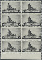 ** Sowjetunion: 1937, Moscow Architecture, 15kop. Black, MARGINAL BLOCK OF EIGHT, Unmounted Mint. Very - Brieven En Documenten