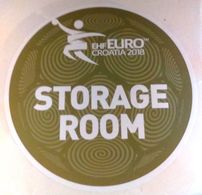 HANDBALL / MEN'S EHF EURO CROATIA 2018 / Main Official Sticker / STORAGE ROOM - Handbal