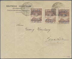 Br Thrakien - Griechisches Besetzungsgebiet: 1914. Envelope (folds And Tears) Written From The 'Deutsch - Thrakien