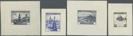 (*) Tschechoslowakei: 1936/1937. Lot Of 10 Epreuves D'artiste For The Complete Definitives Landscapes Se - Lettres & Documents