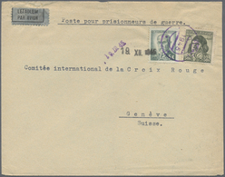 Br Tschechoslowakei: 1945, 50 H Olive And 5 K Green, Tied By Provisional Violet Handstamp SVITAVY 1945 - Covers & Documents