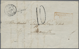 Br Türkei - Vorphilatelie: 1853: "GALLIPOLI" Clear Strike Of The Rare Postmark Of The French Post Offic - ...-1858 Vorphilatelie