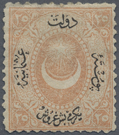 * Türkei: 1867, 25 Piaster Orange, A Magnificent Mint Example With New Gum, Fine And Intense Colour, F - Brieven En Documenten