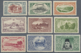 * Türkei: 1914, First London Printing Complete Set Of 17 Values, Mint Hinged, Very Fine And Fresh, Mic - Lettres & Documents