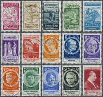 O Türkei: 1935, International Women's Congress 20 Pa. - 100 K, Complete Set, Used, Very Fine - Lettres & Documents