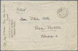 Br Türkei - Militär-Feldpost: 1918, Telegramm Von R. Feldmann Mardin Bahnhof An Die Telegraphenstation - Other & Unclassified