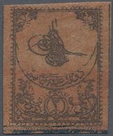 * Türkei - Portomarken: 1863, Postage Due 2pi Black On Brick Mint Hinged Stamp, Full To Wide Margins W - Strafport