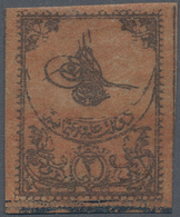 * Türkei - Portomarken: 1863, Postage Due 2pi Black On Brick Mint Hinged Stamp, Full To Wide Margins W - Segnatasse