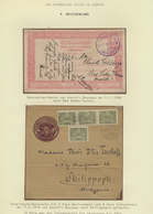 GA Türkei - Stempel: 1908-1914, "KULELI-BURGAZ" Two Different Cancellation On Postal Stationery Wrapper - Autres & Non Classés