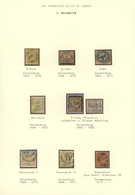 O Türkei - Stempel: 1865-80, Two Album Pages With Bulgaria Cancellations On Stamps Including Blevne, C - Autres & Non Classés