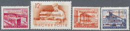 ** Ungarn - Lokalausgabe Sopron (Ödenburg): 1956, Postage Stamps Of Hungary With Overprint "Hazának / R - Andere & Zonder Classificatie