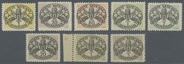 ** Vatikan - Portomarken: 1945, 8 Marken Incl. 8x/y II, 10x/yII Und 12yII, Etc. (only 12xII Is Missing) - Taxes