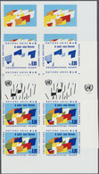 ** Vereinte Nationen - Genf: 1970. Progressive Proof (8 Phases) In Corner Blocks Of 4 For The Definitiv - Ongebruikt