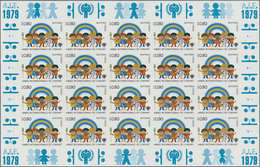 ** Vereinte Nationen - Genf: 1979, International Year Of The Child Set Of Two Values In Complete IMPERF - Unused Stamps