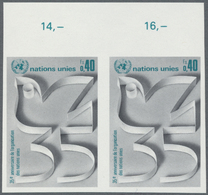 ** Vereinte Nationen - Genf: 1980. Ungezähntes, Waagrechtes OR-Paar Für Den 0.40fr-Wert Der Ausgabe "35 - Neufs