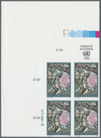 ** Vereinte Nationen - Wien: 1992. Ungezähnter ER-4er-Block Für Den 5,50s-Wert Der Freimarken-Ausgabe M - Unused Stamps