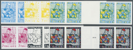 ** Vereinte Nationen - Wien: 1996. Progressive Proof (6 Phases) In Horizontal Gutter Pairs Of 2 Pairs F - Nuovi